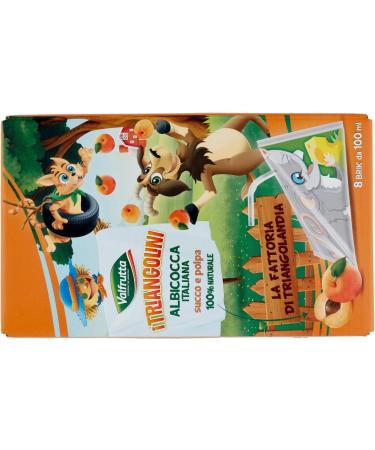 Valfrutta Neter d'Albricot - 8 Brik of 100 ml - Buy Online on GoSupps.com