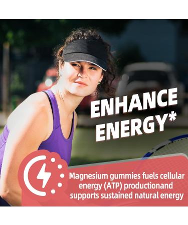 Magnesium Malate Gummies 1000mg | Magnesium Malate with L-Theanine CoQ10 & Vitamin B6 | High Potency Stress Relief & Muscle Support | Non-GMO Vegan Gluten-Free | 60 Chewable 60 Count (Pack of 1) 1000 Mg - Buy Online on GoSupps.com