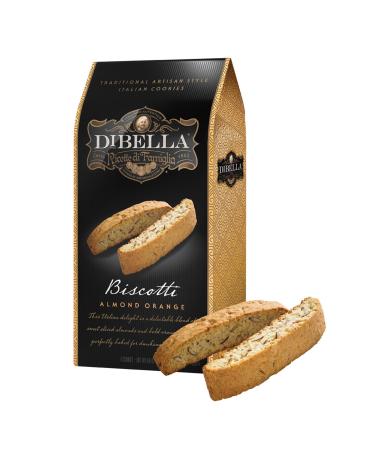 Dibella Biscotti Cookies  Authentic Italian Biscotti, Almond Orange, 6.6 Oz  Gourmet Cantuccini Biscotti  Rich Flavor  Crunchy Outside with Silky Middle  Classic Italian Biscotti Almond Orange 6.6 Ounce (Pack of 1)