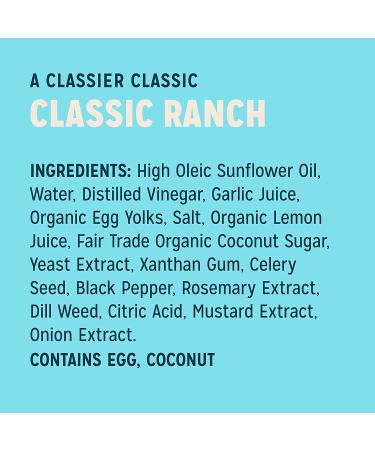 Sir Kensington's Classic Ranch Dressing & Dip - Keto & Paleo Certified, Dairy-Free, Gluten-Free, Non-GMO - 9 oz - Buy Online on GoSupps.com