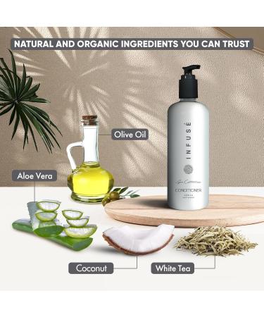 Terra Pure Infuse White Tea & Coconut Conditioner – 400 ml | Hydrating Hair Care | Shop Internationally - Buy Online on GoSupps.com