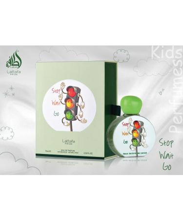 Lattafa Pride Stop Wait Go for Kids Eau de Parfum Spray 2.53 Ounce / 75 ml Fresh Musk Fruity Amber Wood Floral 2.53 Fl Oz (Pack of 1) - Buy Online on GoSupps.com