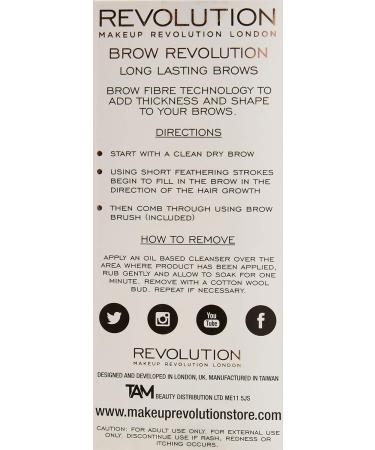 Makeup Revolution Eyebrow Gel - Brow Revolution - Blonde | International Shipping Available - Buy Online on GoSupps.com