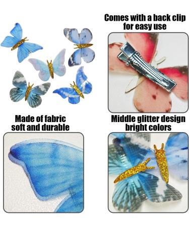 20 Butterfly Hairpins 5 Butterfly Hairpins Small Butterfly Hairpins Girls Butterfly Hairpins Girls Decorative Hair Accessories - Buy Online on GoSupps.com