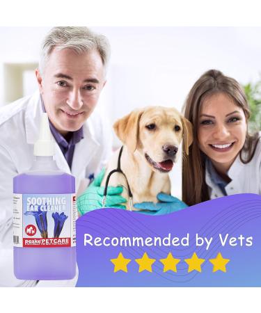 Quistel Dog Ear Cleaner Solution - Soothing Canaural Ear Drops - Dog Ear Drops for Infection Wax Dirt Yeast and Mites - 150ml - Buy Online on GoSupps.com