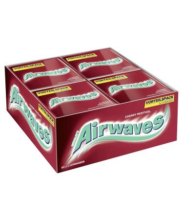 Airwaves Cherry Menthol Chewing Gum - 20 Packs of 30 Dragees | International Shipping - Buy Online on GoSupps.com