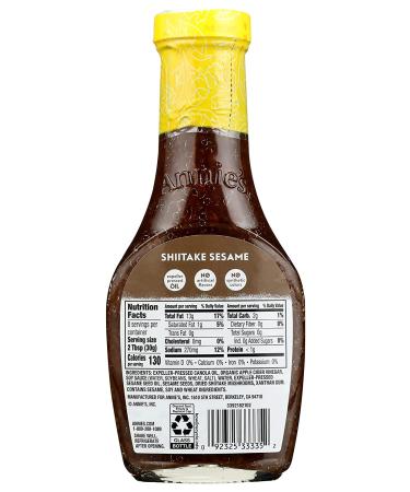 Annie's Natural Shiitake Sesame Salad Dressing 8 fl oz - Non-GMO | Buy Online - Buy Online on GoSupps.com