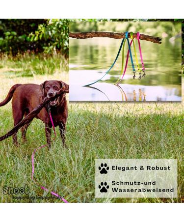 5m Magenta Towline Dog Leash for Small Dogs | Water & Dirt Repellent Hand Loop Design - Buy Online on GoSupps.com