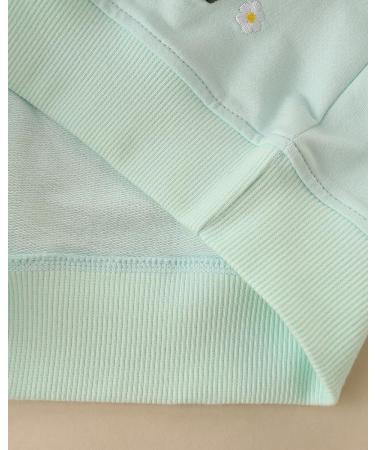 Girls Cotton Sweatshirt | Casual Long Sleeve Pullover for Toddler Girl | Age 4-5 Years | Blue - Buy Online on GoSupps.com