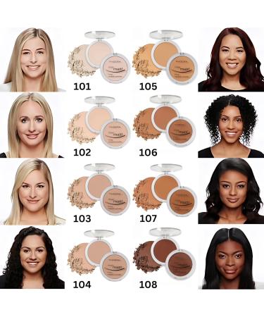 Noble Gifts - Compact Fixing Powder Sheer Matt Setting Powder with Vitamin E Long Lasting Pressed Make Up Foundation (202 - Natural Beige) - Buy Online on GoSupps.com