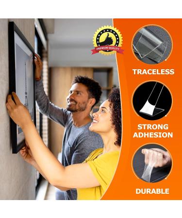 MS WGO Double Sided Tape-Heavy Duty Mounting Tape 1.18in x 9.85ft Nano Double Sided Mounting Tape Transparent Poster Tape Double Sided Tape for Walls Office Outdoor Carpet Home - Buy Online on GoSupps.com