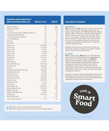  NUPO NUPO Vanilla One Meal Shake with 24 vitamins and minerals high in protein and no added sugar delicious weight loss shakes for women and men 12 x 330 ml - Buy Online on GoSupps.com