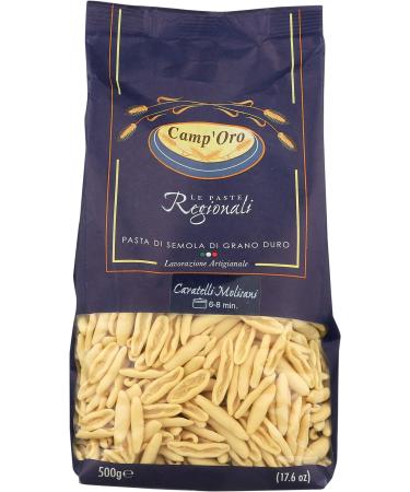 Camp'Oro Le Regionali Italian Pasta, Cavatelli Molisani, 17.6 Ounce (Pack of 20)