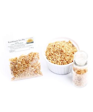 Buy Roasted Garlic Toi Phi | Premium Roasted Garlic Granules for Salads Frying & Grilling - 30g - International Shipping Available - Buy Online on GoSupps.com