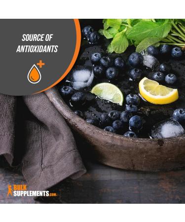 BulkSupplements Blueberry Extract Capsules - Vegan Gluten-Free Wild Blueberry Supplement 240 Veg Capsules 1 Capsule Serving - Buy Online on GoSupps.com