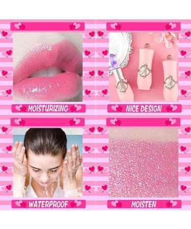 7Pcs Color Changing Lipstick Set | Magic Crystal Flower Jelly Lip Gloss | Long Lasting Moisturizing Lip Balm | pH Clear Temperature Lipsticks | Ideal Gift for Women | RED+GREEN - Buy Online on GoSupps.com