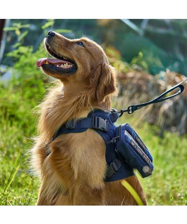 Oneigris Tactical Dog Harness - Fire Watcher Safety Vest for Service Dogs - No-Pull Design 1000D Nylon Large Blue - Buy Online on GoSupps.com