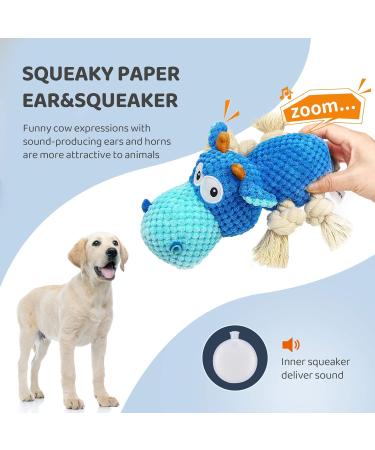 Buy Iokheira Interactive Dog Toys - Durable Squeaky & Cotton Toys for All Dogs - Buy Online on GoSupps.com