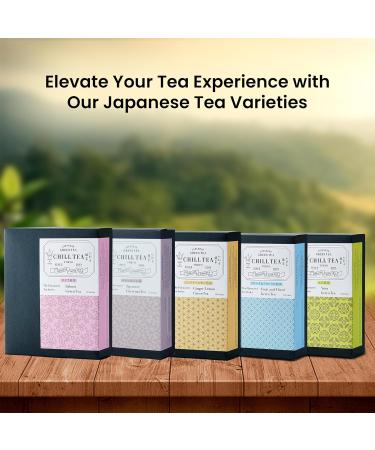  CHILL TEA Tokyo CHILL TEA Tokyo "UME" Plum Green Tea - 100% Japanese Leaf Green Tea - Rich and Fruity Flavour (30 Bags) - Buy Online on GoSupps.com