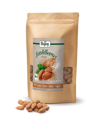 Buy Biojoy Organic Almonds Whole (500g) - Natural Unsalted & Raw Almond Kernels for Healthy Snacking | International Shipping Available - Buy Online on GoSupps.com