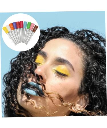 Healeved 10pcs Colored Liquid Eyeliner Waterproof Eyeliner Colorful Liquid Eyeliner Makeup Supplies Plastic - Buy Online on GoSupps.com