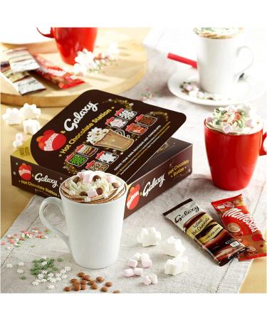 Maltesers & Galaxy Hot Chocolate Station Gift Set - Bulk Sachets with 6 Toppings | Perfect Christmas Gift for Men - Buy Online on GoSupps.com