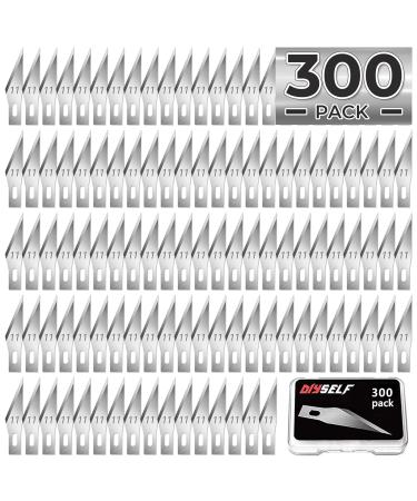 DIYSELF 50 PCS Exacto Knife Blades, High Carbon Steel #11 Blades