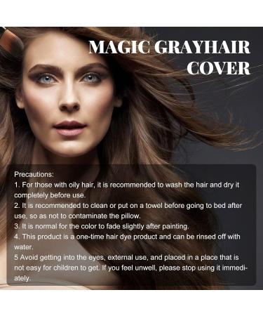 Qukaim Hair Dye Pen Mini Portable Beard Trimmer Rechargeable Stainless Steel Blade Grooming Clipper Hair Coloring Pen Disposable Quick Cover White Hair Dye Stick - Buy Online on GoSupps.com