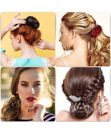 7 Pieces Bird Nest Hair Clips | Slide-Resistant Ponytail Grippers | Vintage Expandable Headdress - 7 Colors - Buy Online on GoSupps.com