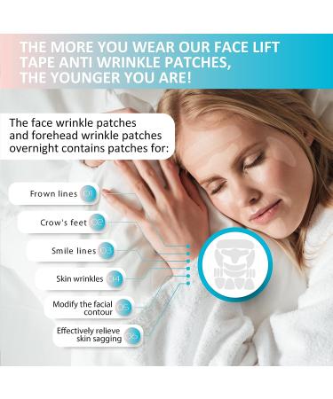 Anti Wrinkle Patches for Face & Forehead - 160 PCs Invisible Face Lift Tape for Anti Aging - Facial Skin Care Tool - Buy Online on GoSupps.com