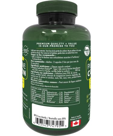 Promise Bovine Collagen Capsules 150 Count - Premium Supplement for Hair Skin & Nails Bone Strength & Joint Health - Supports Radiant Skin & Stronger Nails - Made in Canada - Buy Online on GoSupps.com
