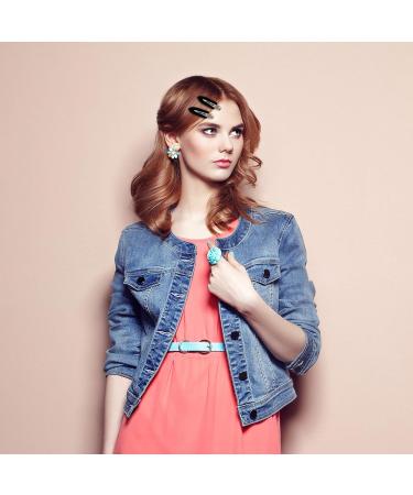 10 No-Wrinkle Hair Clips - Black Hairpins for Ponytails & Waves | International Shipping - Buy Online on GoSupps.com