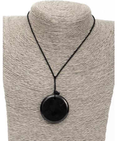 Shungite Pendant - Healing Stone for Chakra & Energy Balancing | Shop Internationally - Buy Online on GoSupps.com