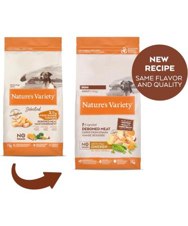 Nature's Variety Selected - Grain-Free Small Breed Adult Dog Food with Deboned Free-Range Chicken - 7kg - Buy Online on GoSupps.com