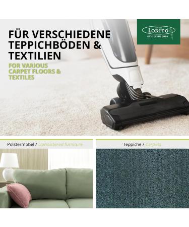 Buy Lorito Preclean - Eco-Friendly Upholstery Cleaner | 3x 1L Stain Remover for Sofas & Carpets | International Shipping - Buy Online on GoSupps.com