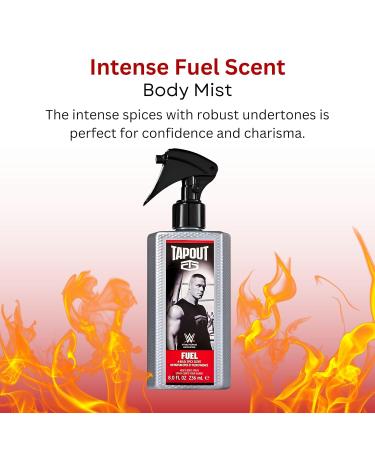Tapout Fuel Body Spray Perfume for Men Refreshing Fragrance 8 oz - Buy Online on GoSupps.com