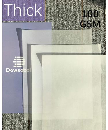 Translucent Vellum Paper 68LBS 8.5x11 - 100 Sheets for Cards, Invitations & Crafts - Printable Vellums for Overlays, Belly Bands, Envelopes & Lanterns - Buy Online on GoSupps.com