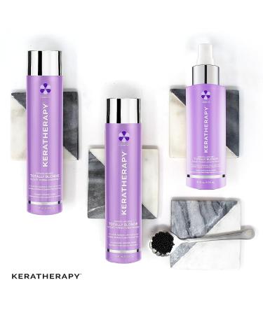 KERATHERAPY Blonde Violet Toning Leave-in Spray 3.7 fl. oz - Leave In Hair Protectant for Blonde, Highlighted, Silver & Gray Hair - Sulfate & Paraben Free - Buy Online on GoSupps.com