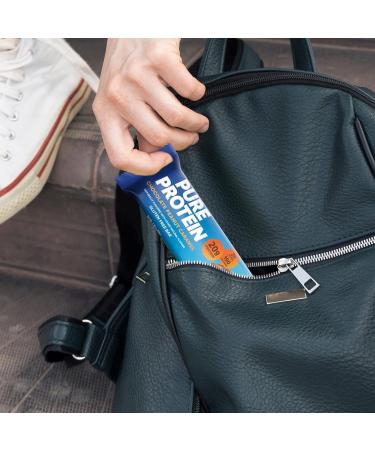 Pure Protein Bars High Protein Nutritious Snacks to Support Energy Low Sugar 1.75oz Gluten Free 12 Pack Chocolate Peanut Caramel - Buy Online on GoSupps.com