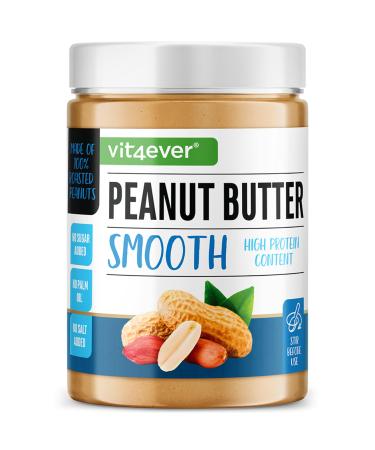 Beurre de Cacahu te Smooth - 1kg Beurre de Cacahu te Naturel sans Additif - High Protein - Pur e de Cacahu tes sans Sel Huile ou Graisse de Palme Ajout s - Vegan