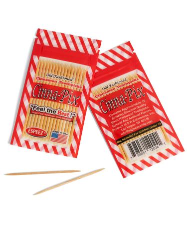 Cinna-Pix Cinnamon Toothpicks 24 Count - Old Fashioned Oral Care Essential - Buy Online on GoSupps.com