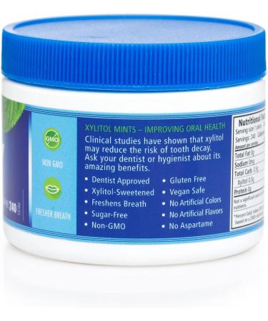 Sugar-Free Spry Xylitol Peppermint Mints 240 Ct (2-Pack) - Oral Health & Fresh Breath, Boosts Saliva Production - Buy Online on GoSupps.com