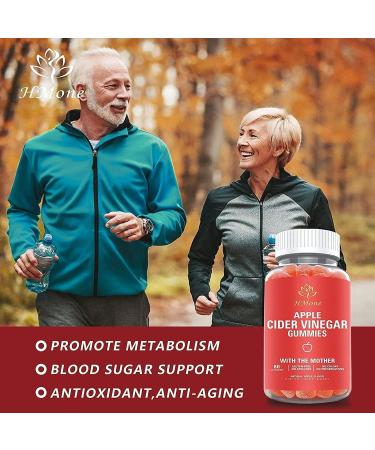 Buy 2 Pack Organic Apple Cider Vinegar Gummies Immune Support & Energy Boost for Adults & Kids | ACV Gummies with Mother - Buy Online on GoSupps.com