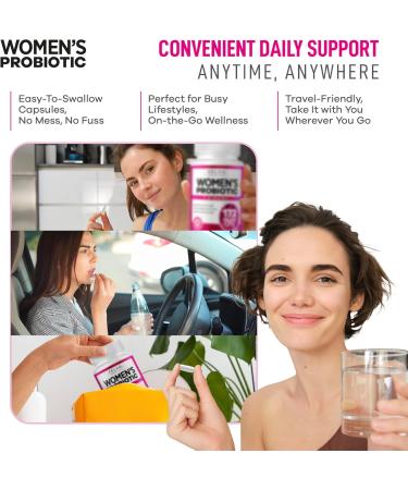 Women s Probiotics Vaginal Probiotics with Prebiotics Supplement 175 Billion CFU 7 Strains - Supports Vaginal Flora pH Balance Digestive Health & Immune Support - 30 Capsules - Buy Online on GoSupps.com