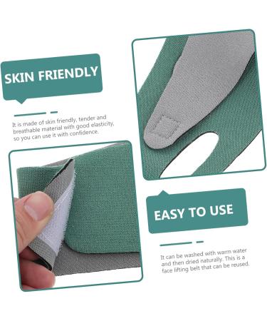 Baluue Face-lifting Tool Belt Beauty Bandage Reusable v Line Belt Slimming Mask Green Spandex - Buy Online on GoSupps.com