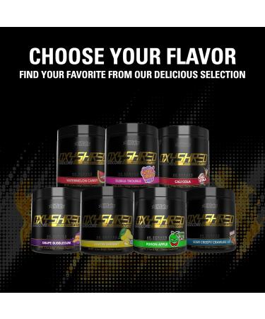 EHPlabs OxyShred Hardcore Thermogenic Pre Workout Shredding Supplement - Promotes Shredding Energy Booster Pre-Workout Mood Booster - Lemon Sherbet 40 Servings Lemont Sherbet - Buy Online on GoSupps.com