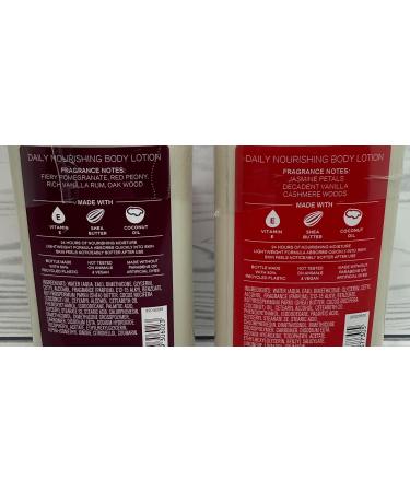 Bath & Body Works Forever Red and Forever Red Vanilla Rum Body Lotion 8 Ounces Each Set of 2 - Buy Online on GoSupps.com