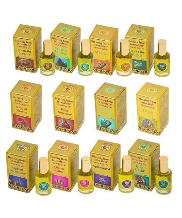 Ein Gedi Frankincense & Myrrh Anointing Oil - Blessings from Jerusalem | Gold Collection (12ml) | Scented with Biblical Oils | International Shipping - Buy Online on GoSupps.com