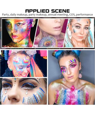 Katiluxiya 36 Colors Glitter Eyeshadow Palette White Gel Glitter Eyeshadow Pressed Powder Pink Shimmer Eyeshadow Shimmer Highlighter Metallic Eye Shadow Women Face Body Makeup Pallets 0  - Buy Online on GoSupps.com