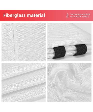 2 Pack Deluxe Emergency Fire Blanket for Home and Kitchen | Fireproof & Fire Retardant | House Fire Extinguisher Kit - Buy Online on GoSupps.com